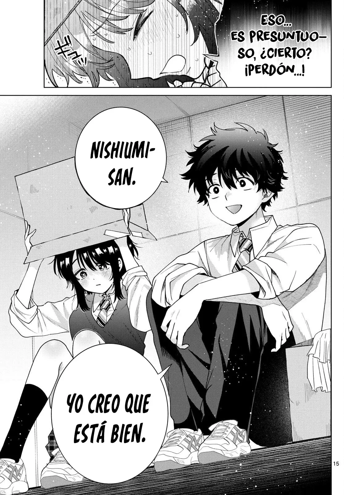 Momose Akira no Hatsukoi Hatan-chuu Capitulo 55: Alboroto arriba y abajo del escenario página 17