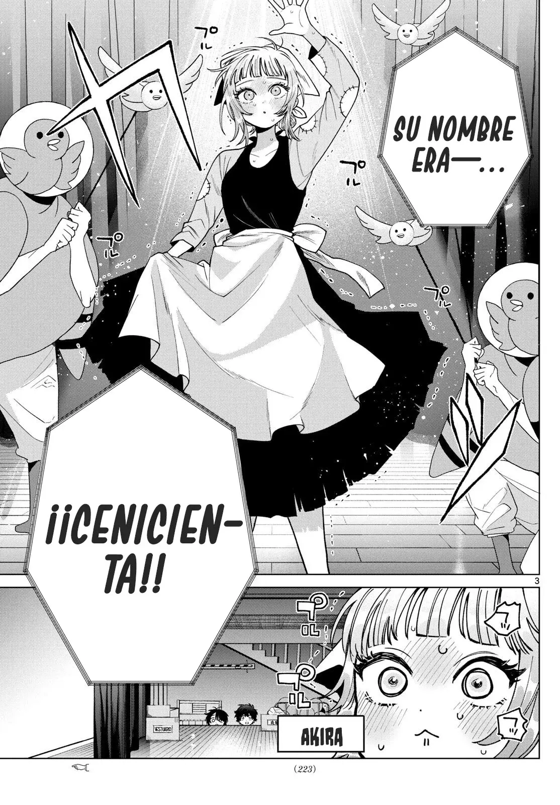 Momose Akira no Hatsukoi Hatan-chuu Capitulo 55: Alboroto arriba y abajo del escenario página 5
