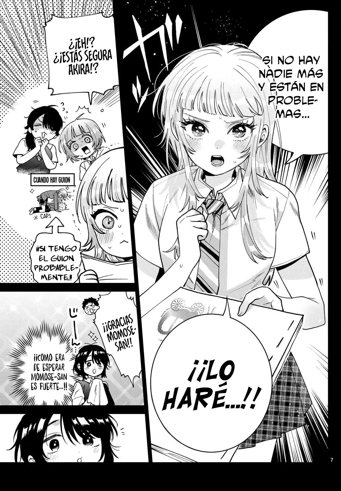 Momose Akira no Hatsukoi Hatan-chuu Capitulo 55: Alboroto arriba y abajo del escenario página 9