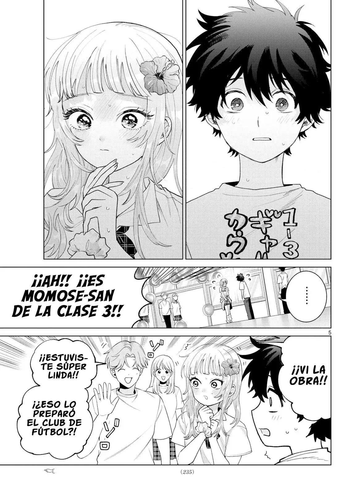 Momose Akira no Hatsukoi Hatan-chuu Capitulo 60: Envuelto en sentimientos desbordantes. página 6
