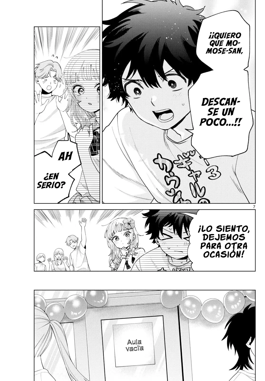 Momose Akira no Hatsukoi Hatan-chuu Capitulo 60: Envuelto en sentimientos desbordantes. página 8