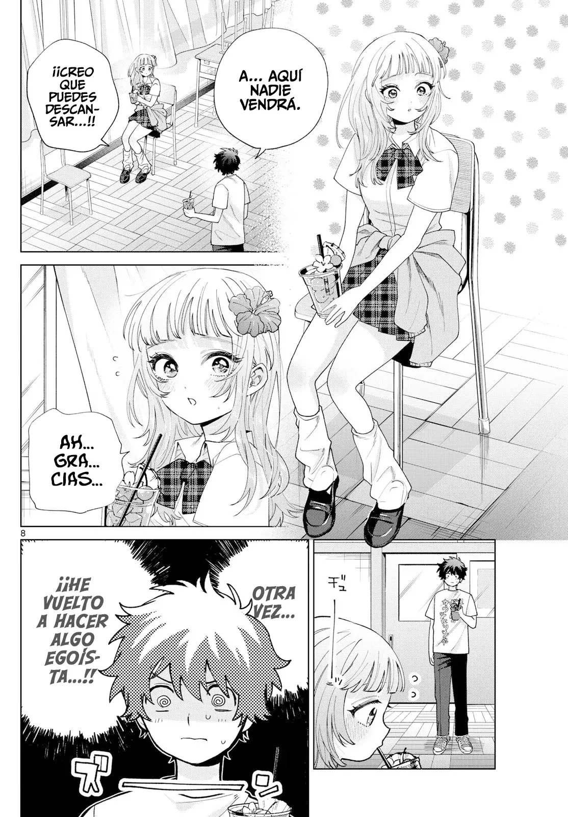 Momose Akira no Hatsukoi Hatan-chuu Capitulo 60: Envuelto en sentimientos desbordantes. página 9