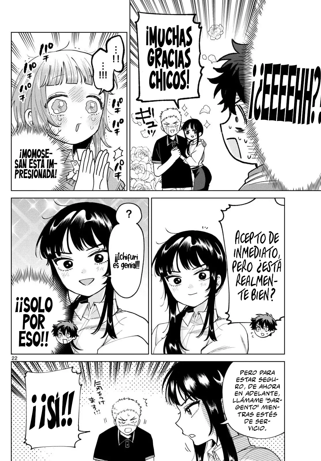 Momose Akira no Hatsukoi Hatan-chuu Capitulo 63: Ayudando en un camino amoroso lleno de altibajos. página 23