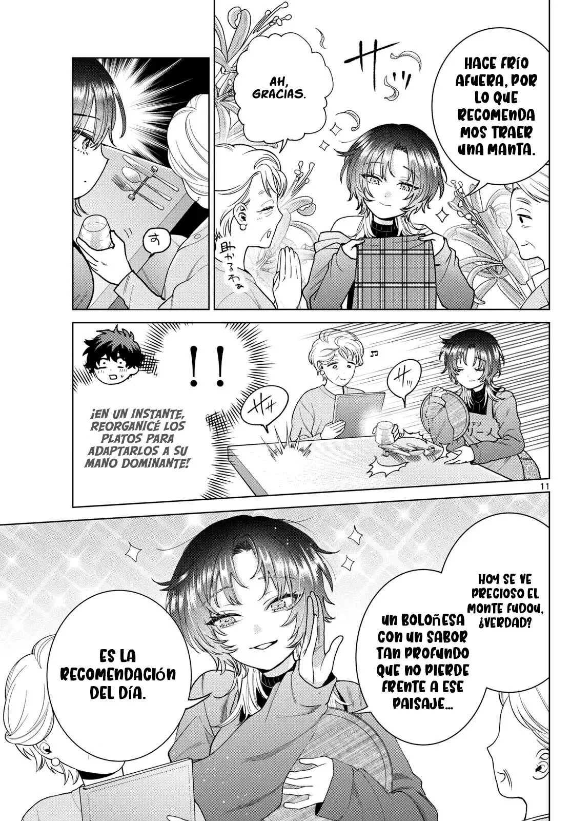 Momose Akira no Hatsukoi Hatan-chuu Capitulo 64: Conociendo el mundo adulto en un trabajo a medio tiempo. página 11
