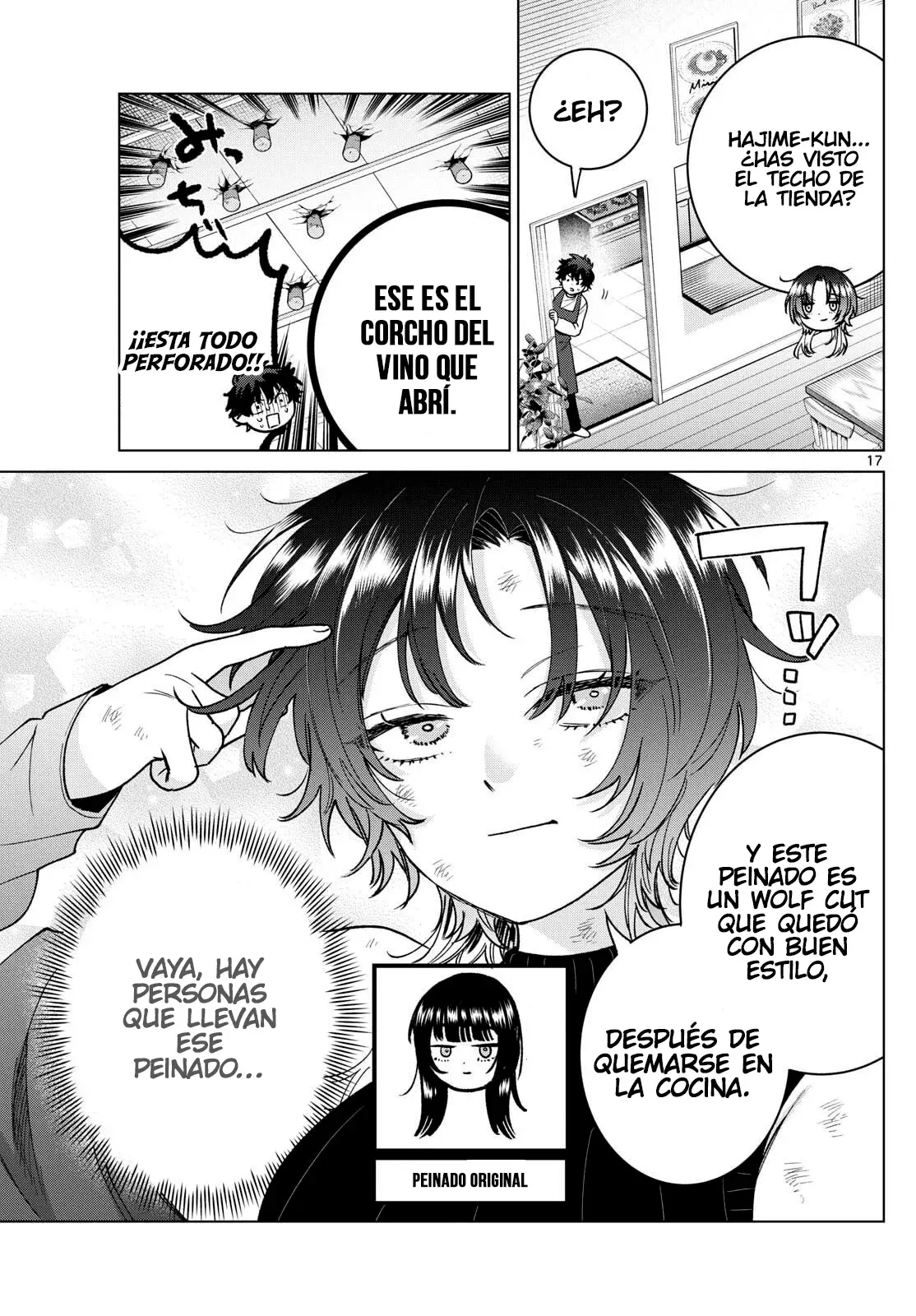 Momose Akira no Hatsukoi Hatan-chuu Capitulo 64: Conociendo el mundo adulto en un trabajo a medio tiempo. página 17