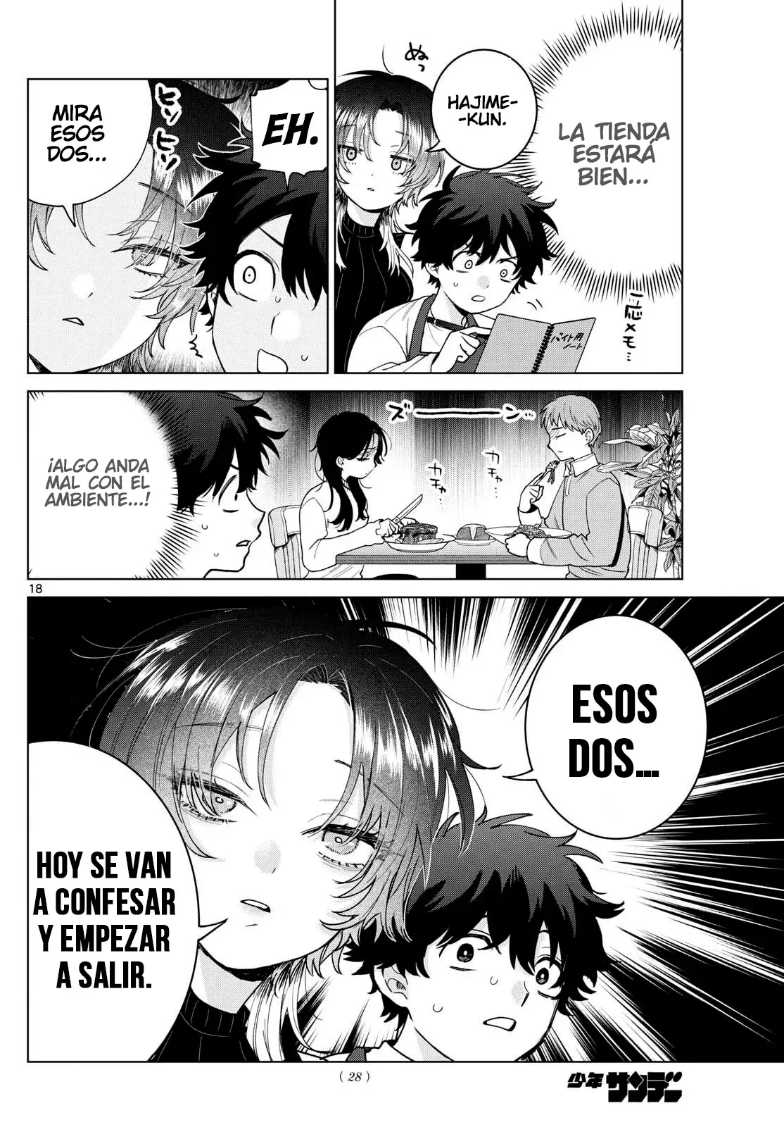 Momose Akira no Hatsukoi Hatan-chuu Capitulo 64: Conociendo el mundo adulto en un trabajo a medio tiempo. página 18