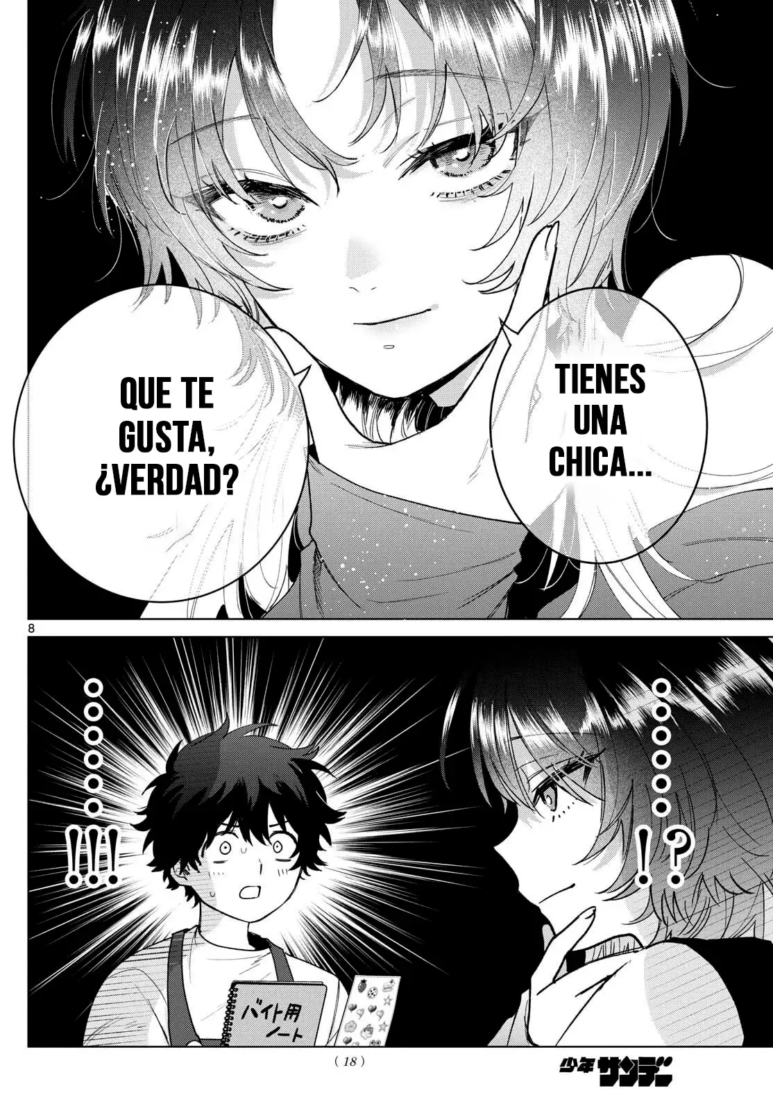 Momose Akira no Hatsukoi Hatan-chuu Capitulo 64: Conociendo el mundo adulto en un trabajo a medio tiempo. página 8