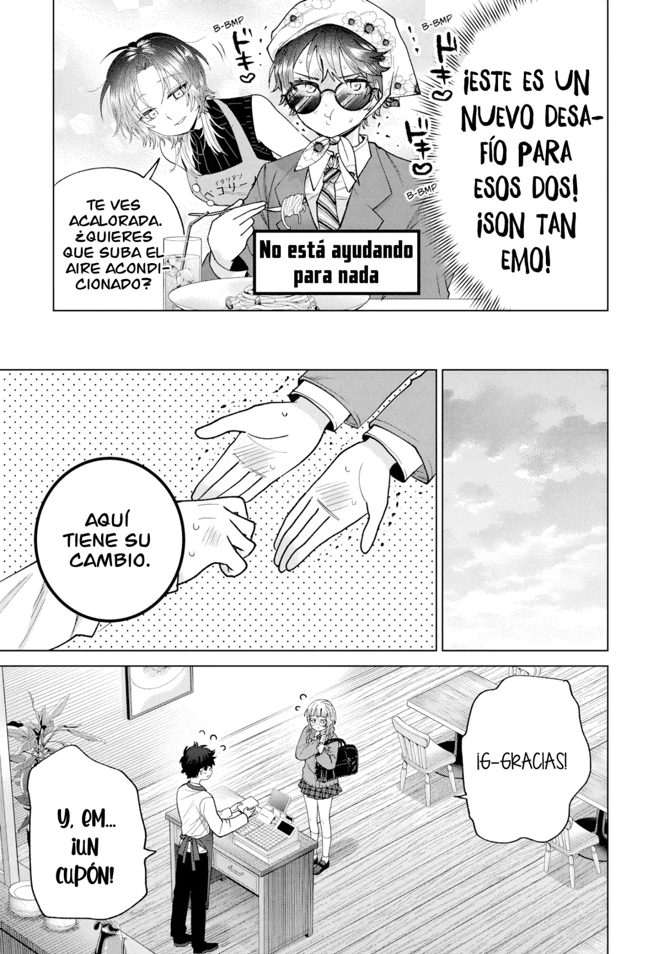 Momose Akira no Hatsukoi Hatan-chuu Capitulo 65: Escondiéndose en la ubicación del objetivo página 17