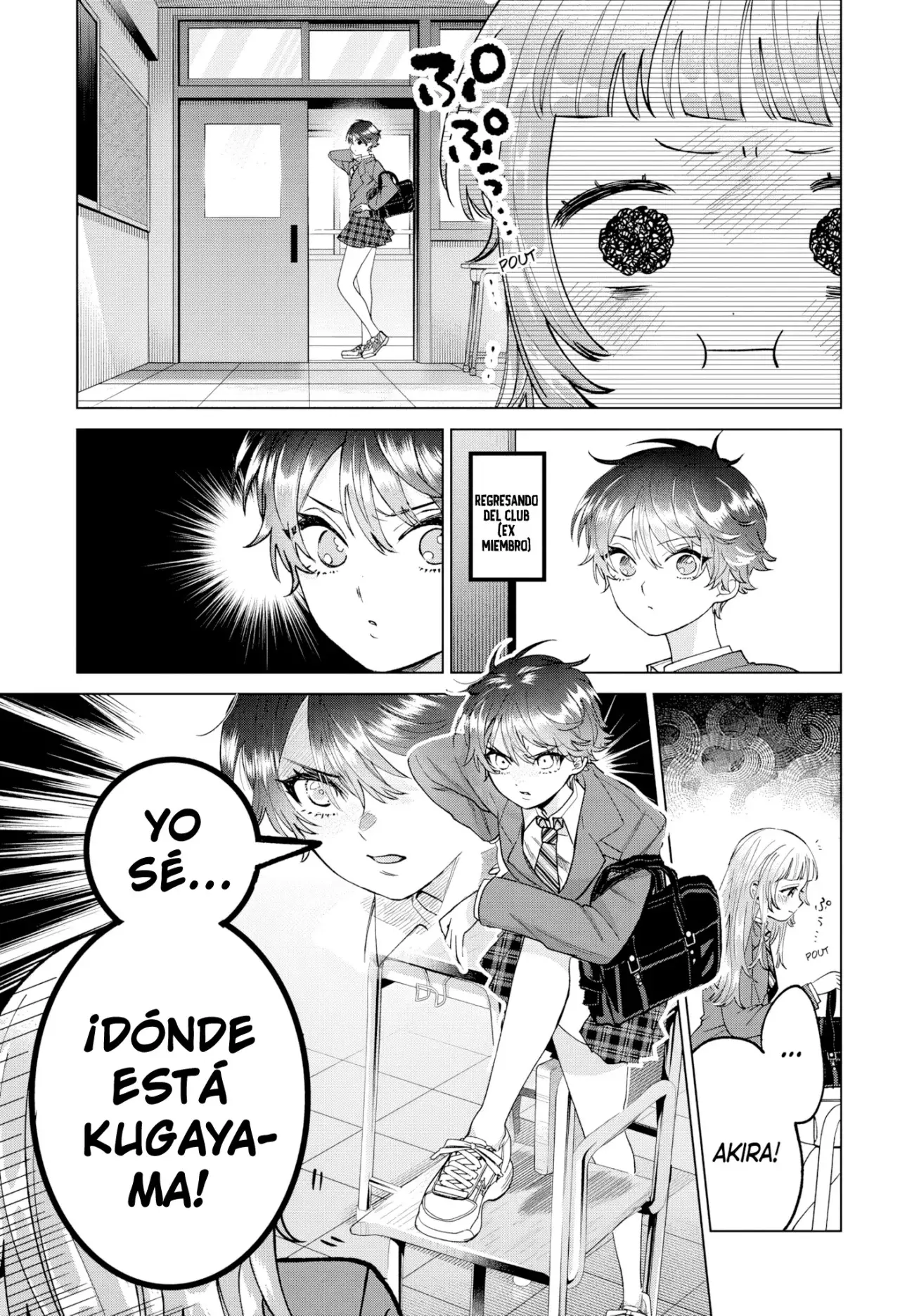 Momose Akira no Hatsukoi Hatan-chuu Capitulo 65: Escondiéndose en la ubicación del objetivo página 9