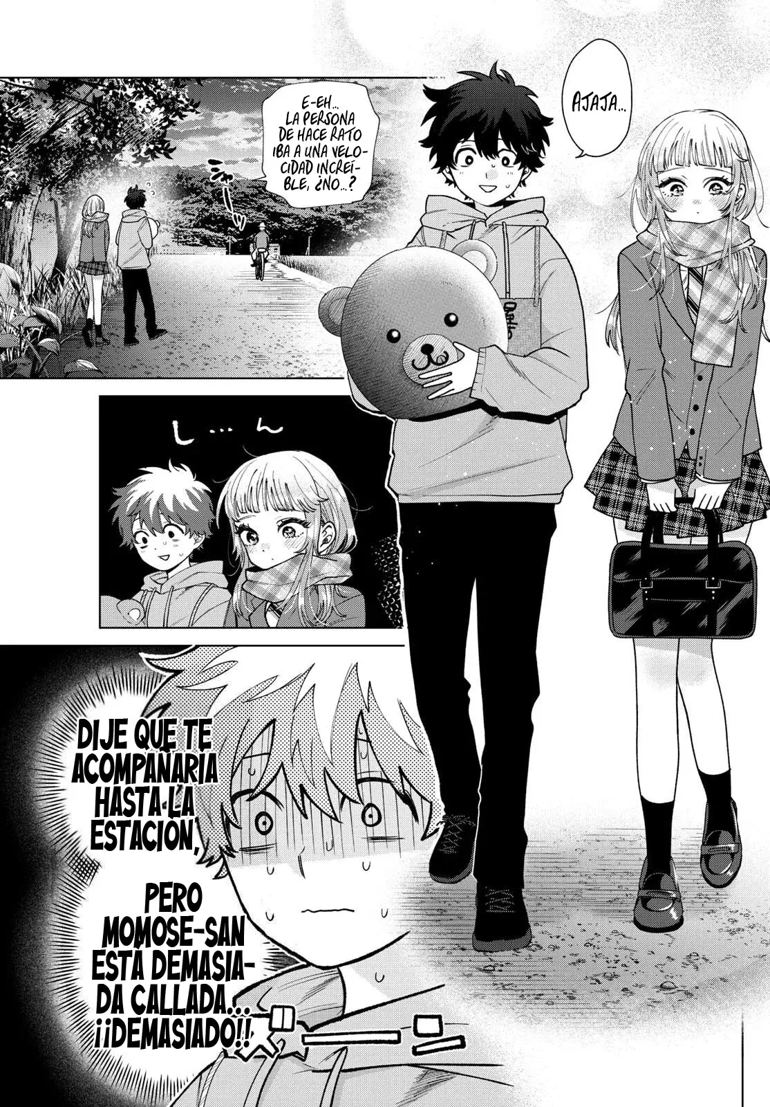 Momose Akira no Hatsukoi Hatan-chuu Capitulo 66: Decidida a dar el primer paso. página 5