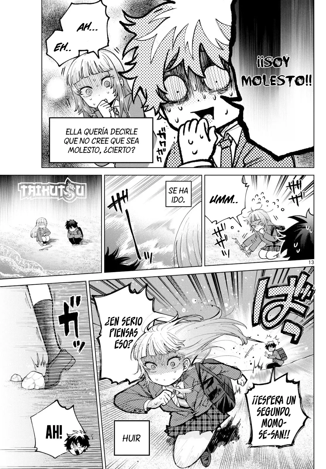 Momose Akira no Hatsukoi Hatan-chuu Capitulo 7: Improvisando al lado del mar. página 12