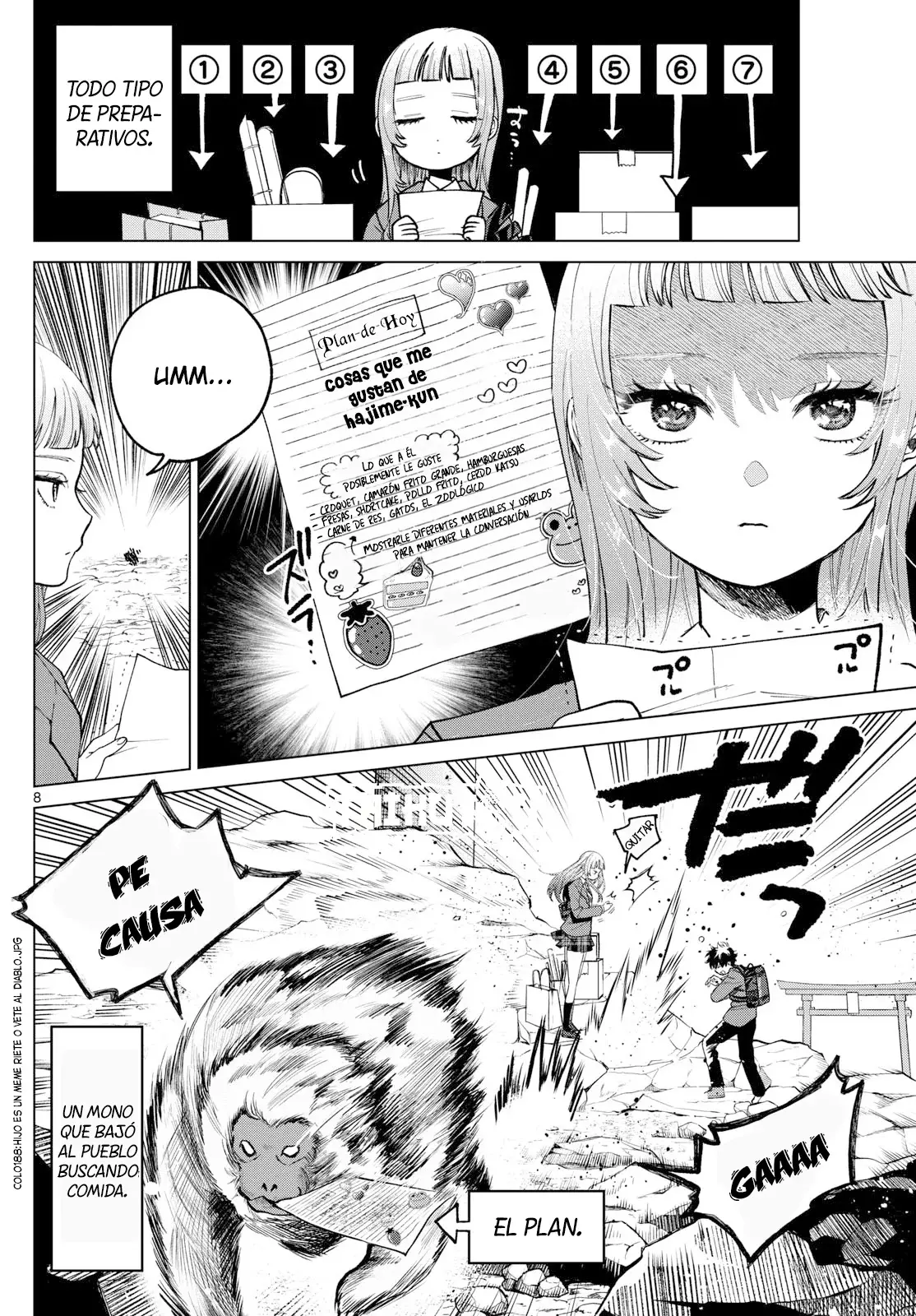 Momose Akira no Hatsukoi Hatan-chuu Capitulo 7: Improvisando al lado del mar. página 7