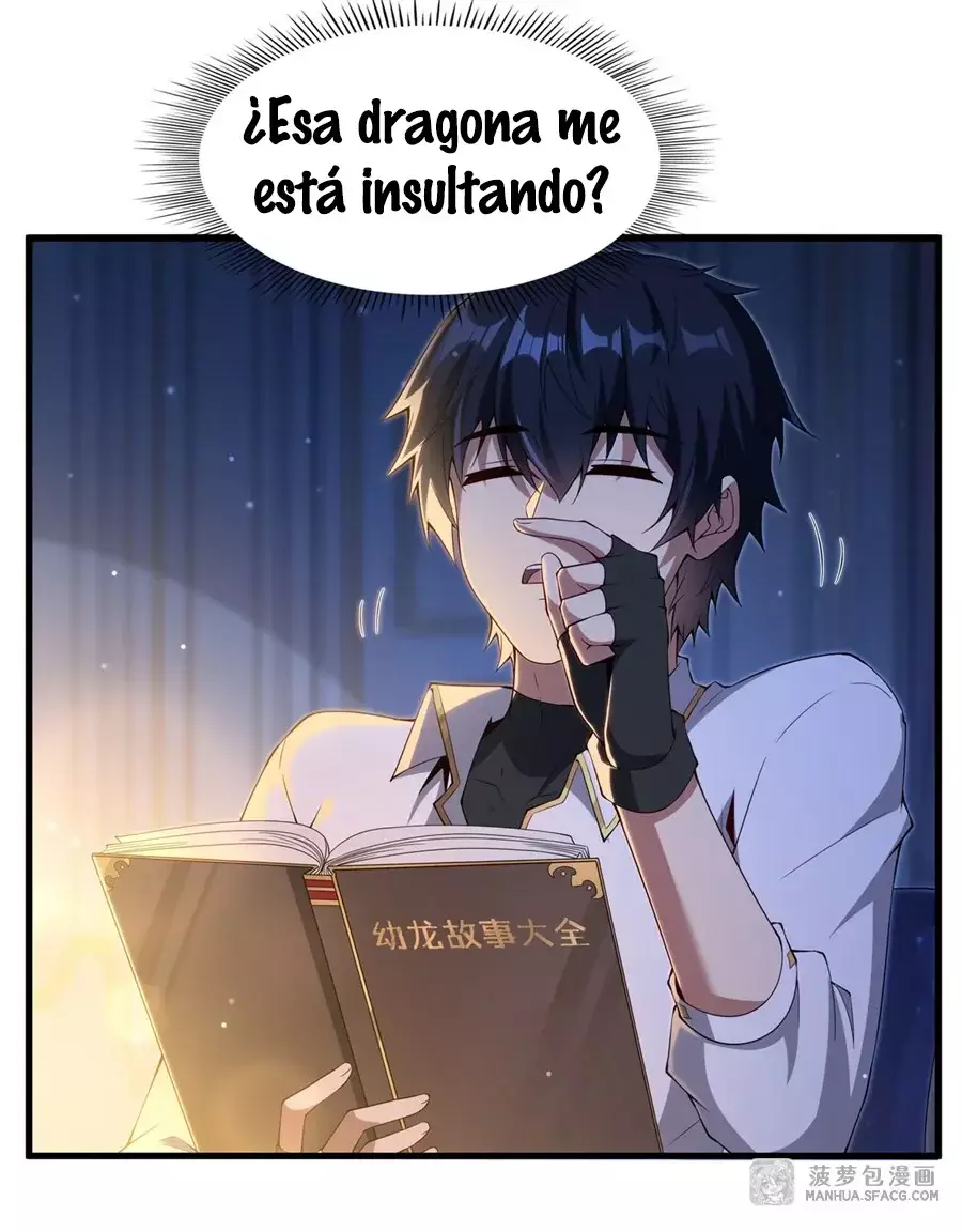 ¡Cállate, Dragón Malvado! Ya no quiero criar a un niño contigo Capitulo 10: Leon fue intimidado por un dragón página 11