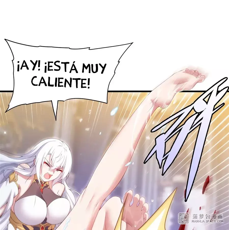 ¡Cállate, Dragón Malvado! Ya no quiero criar a un niño contigo Capitulo 10: Leon fue intimidado por un dragón página 33