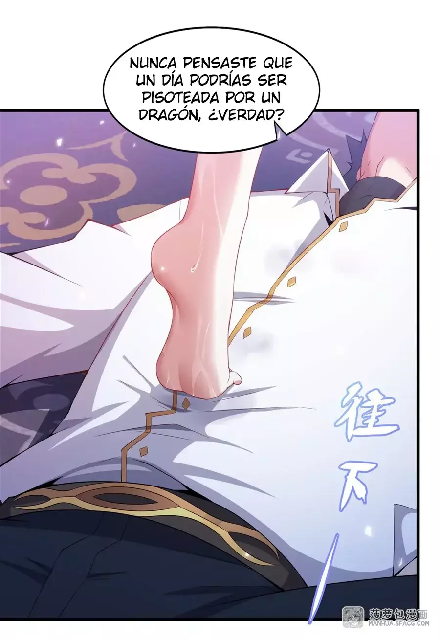 ¡Cállate, Dragón Malvado! Ya no quiero criar a un niño contigo Capitulo 10: Leon fue intimidado por un dragón página 40