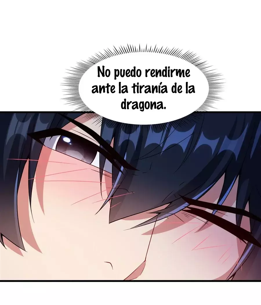 ¡Cállate, Dragón Malvado! Ya no quiero criar a un niño contigo Capitulo 10: Leon fue intimidado por un dragón página 46