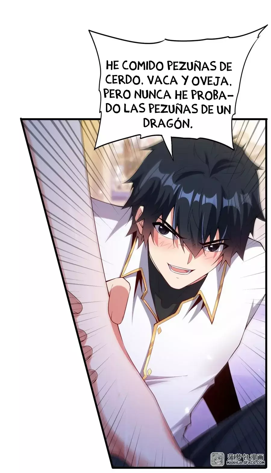 ¡Cállate, Dragón Malvado! Ya no quiero criar a un niño contigo Capitulo 10: Leon fue intimidado por un dragón página 48
