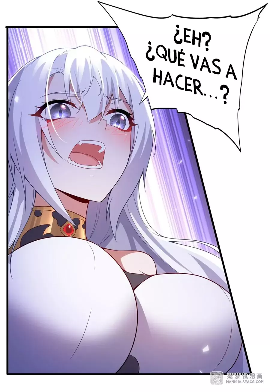 ¡Cállate, Dragón Malvado! Ya no quiero criar a un niño contigo Capitulo 10: Leon fue intimidado por un dragón página 49