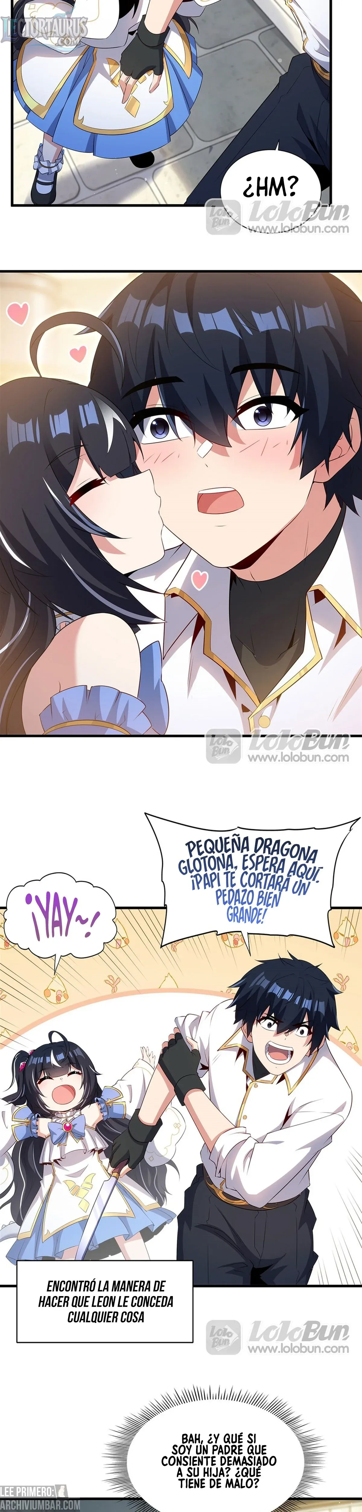 ¡Cállate, Dragón Malvado! Ya no quiero criar a un niño contigo Capitulo 107.5 página 15