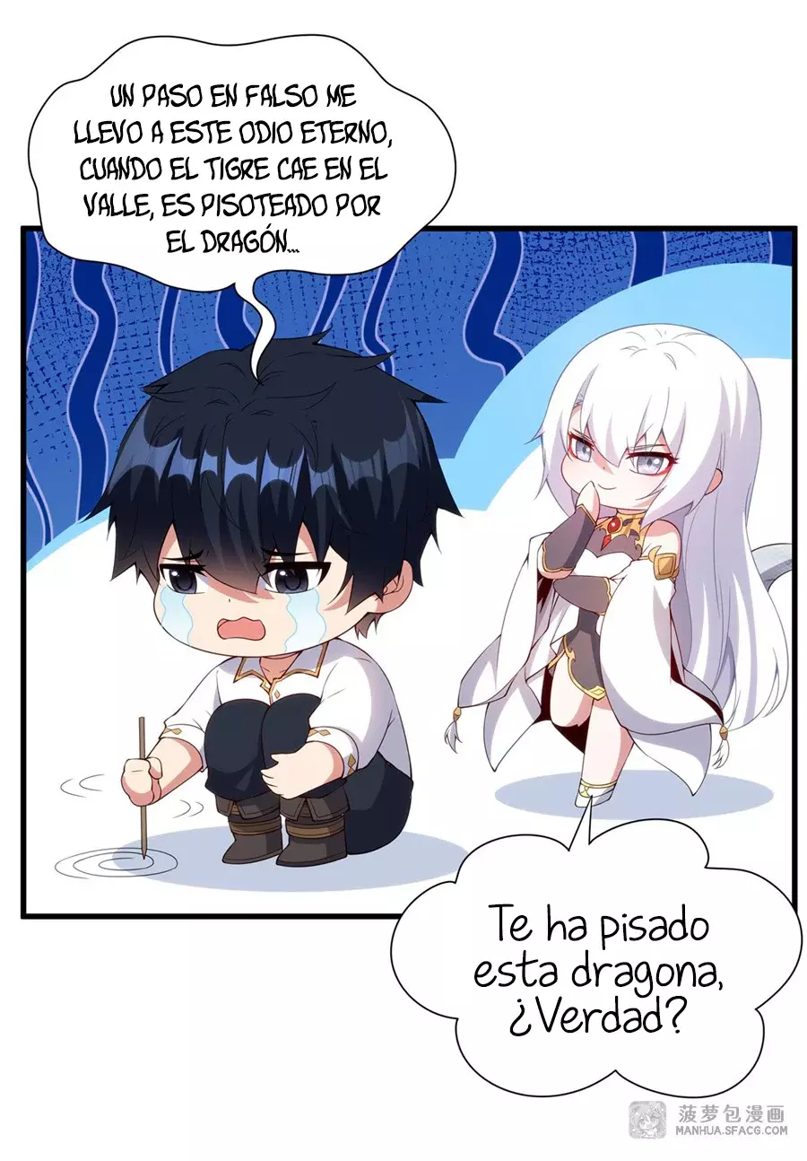 ¡Cállate, Dragón Malvado! Ya no quiero criar a un niño contigo Capitulo 13: Los sentimientos de hija. página 17