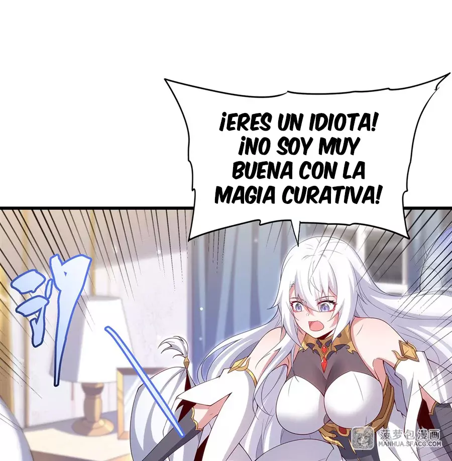 ¡Cállate, Dragón Malvado! Ya no quiero criar a un niño contigo Capitulo 14: La determinación de Leon. página 57