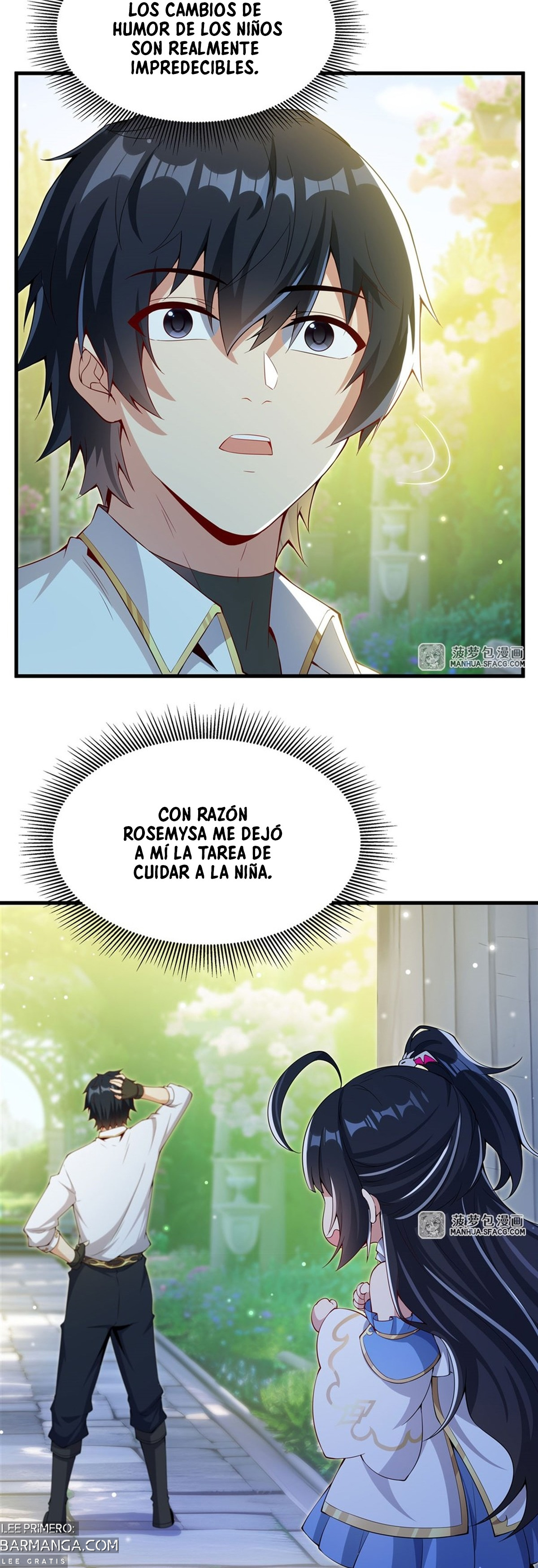 ¡Cállate, Dragón Malvado! Ya no quiero criar a un niño contigo Capitulo 5: Dos caras página 27