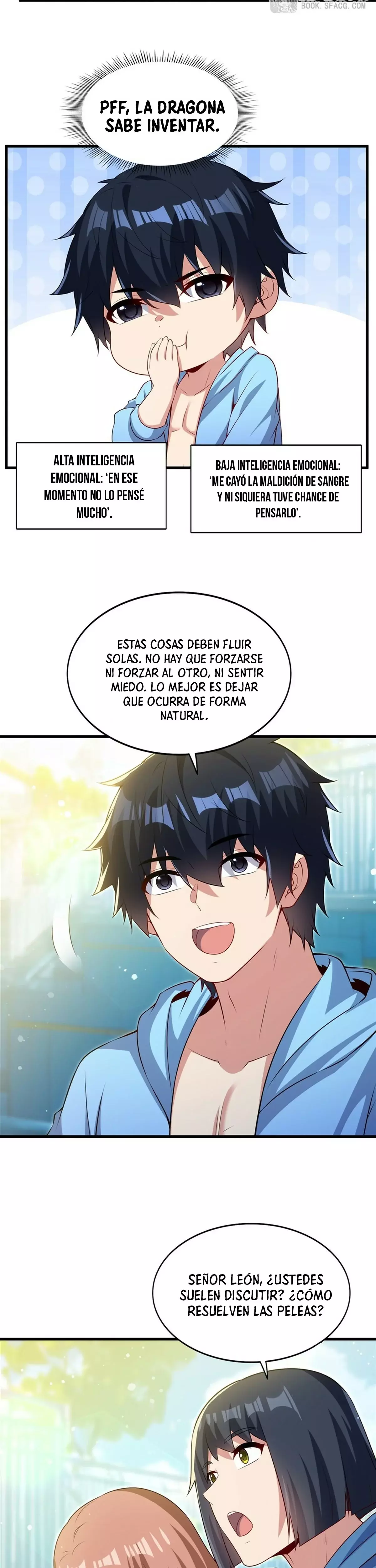 ¡Cállate, Dragón Malvado! Ya no quiero criar a un niño contigo Capitulo 57 página 17