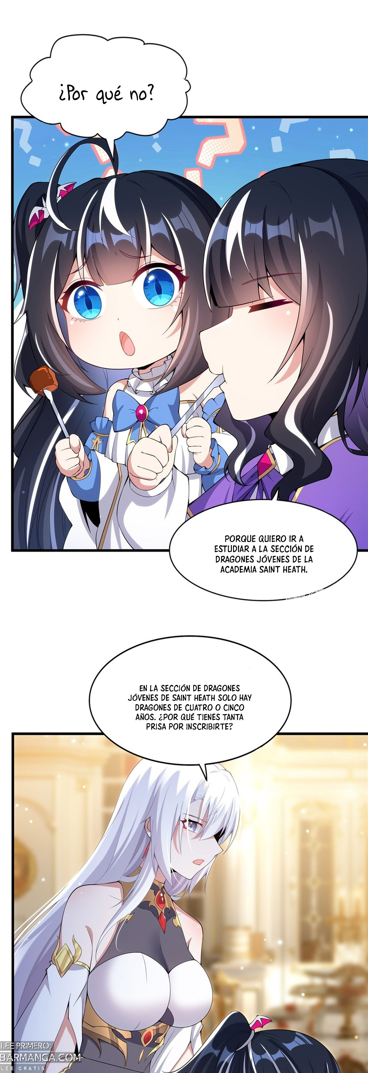 ¡Cállate, Dragón Malvado! Ya no quiero criar a un niño contigo Capitulo 7: La sensación de ser conquistado página 8