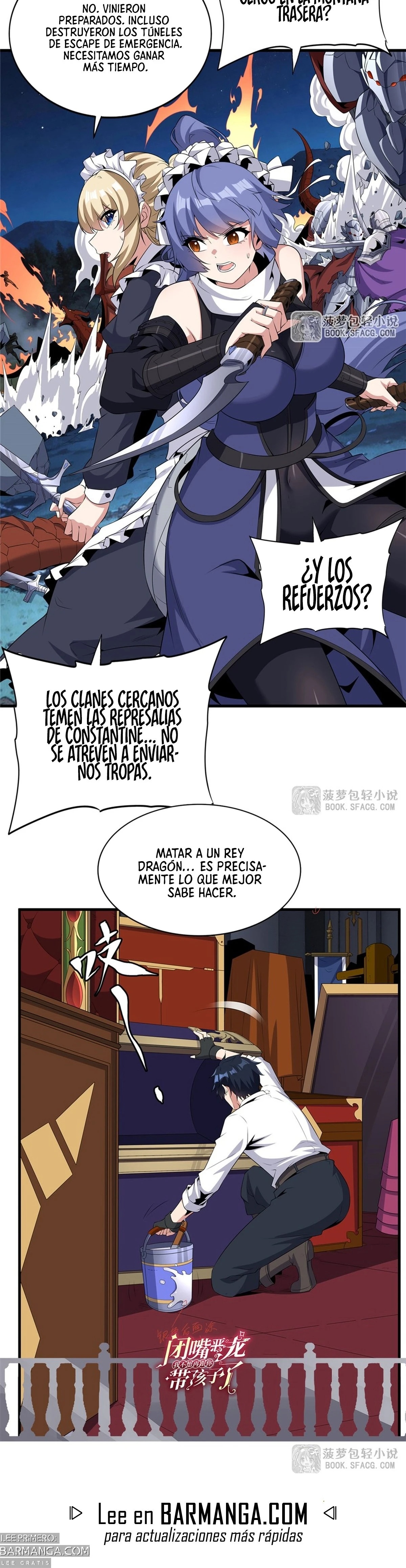 ¡Cállate, Dragón Malvado! Ya no quiero criar a un niño contigo Capitulo 87 página 22