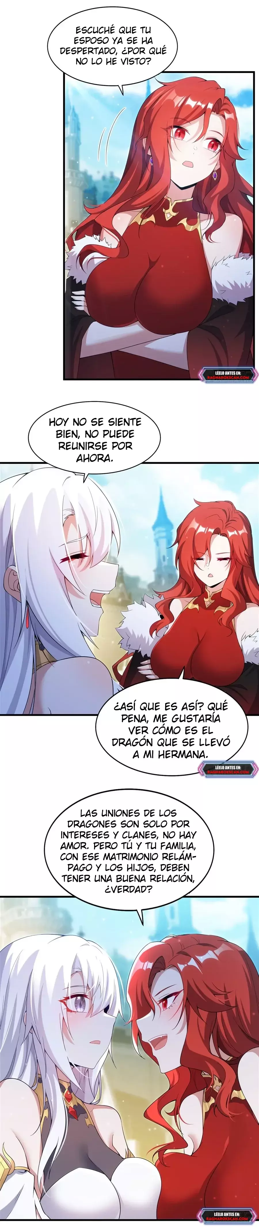 ¡Cállate, Dragón Malvado! Ya no quiero criar a un niño contigo Capitulo 9: Reina de los dragones rojos página 8