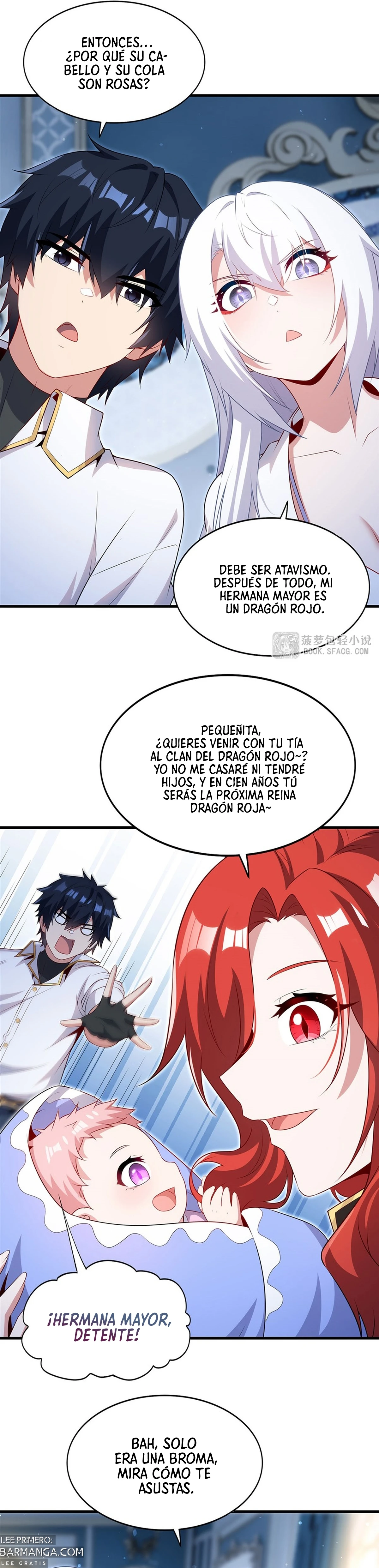 ¡Cállate, Dragón Malvado! Ya no quiero criar a un niño contigo Capitulo 91 página 22