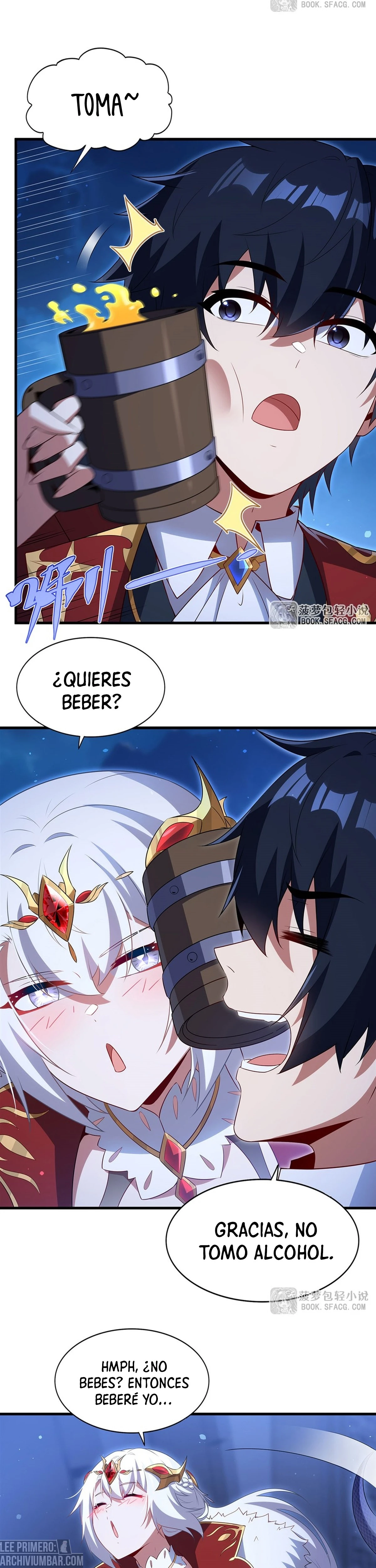 ¡Cállate, Dragón Malvado! Ya no quiero criar a un niño contigo Capitulo 95 página 10