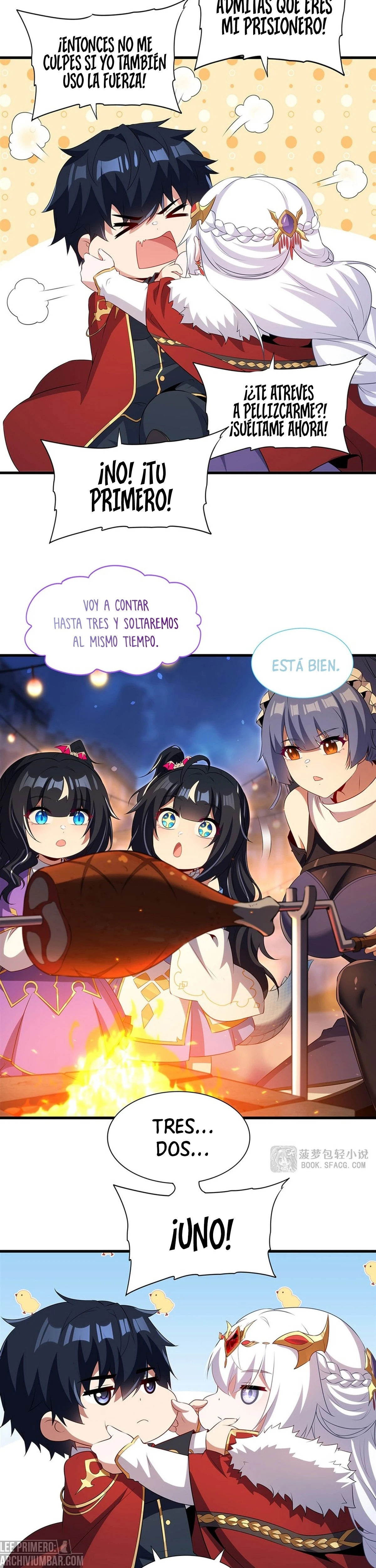 ¡Cállate, Dragón Malvado! Ya no quiero criar a un niño contigo Capitulo 95 página 17
