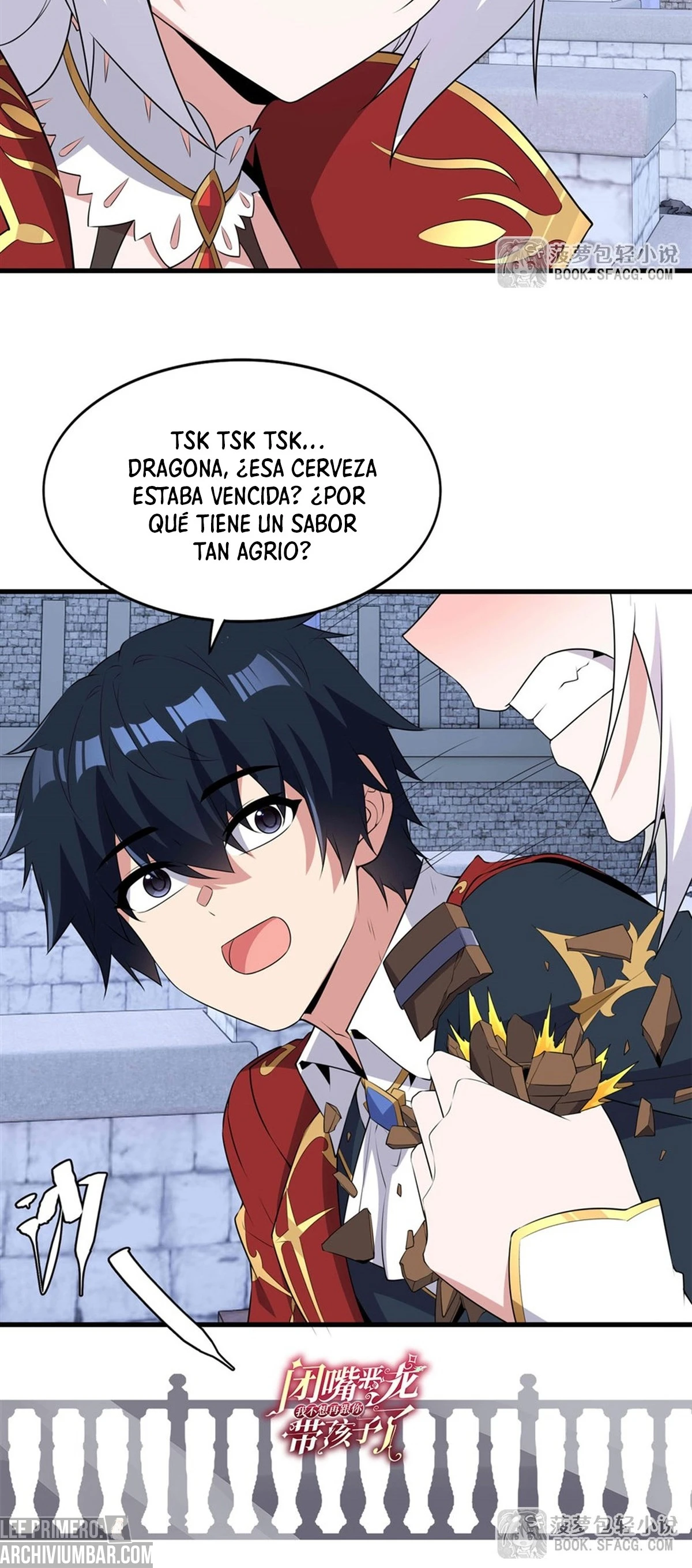 ¡Cállate, Dragón Malvado! Ya no quiero criar a un niño contigo Capitulo 95 página 21