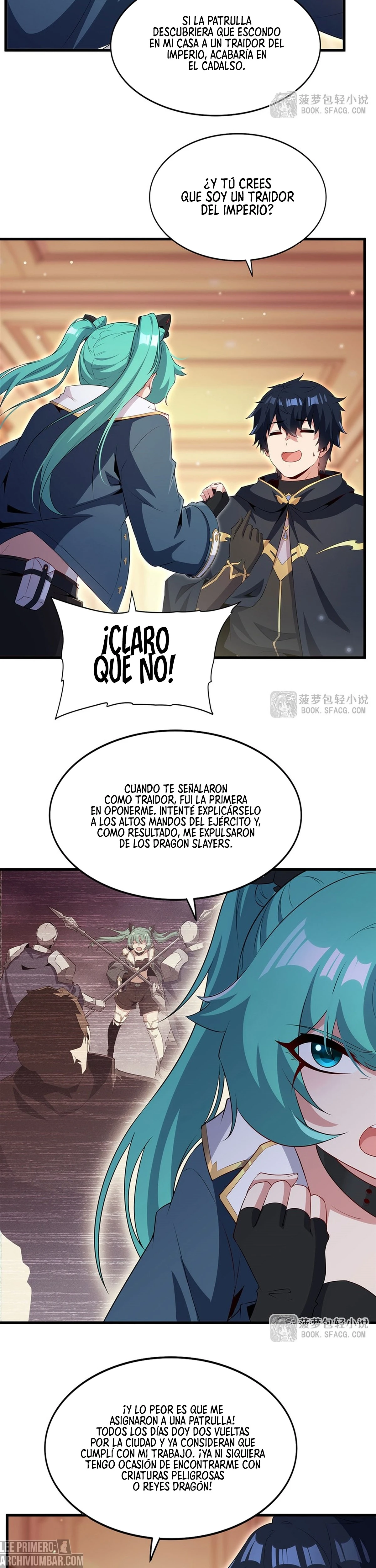 ¡Cállate, Dragón Malvado! Ya no quiero criar a un niño contigo Capitulo 99 página 9