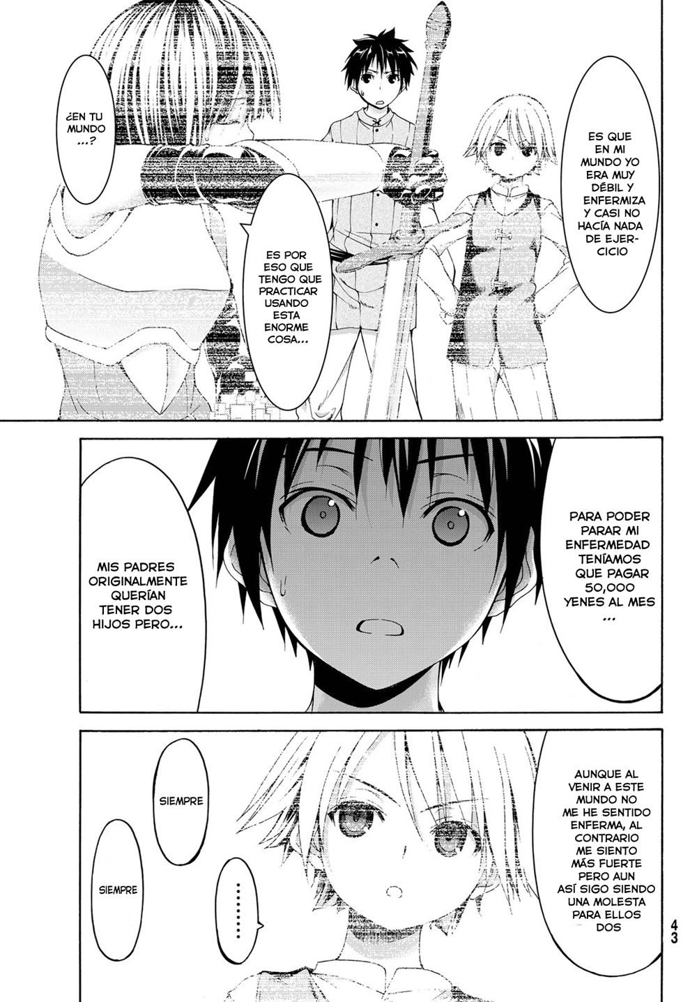 100-man no Inochi no Ue ni Ore wa Tatte Iru Capitulo 1 página 33