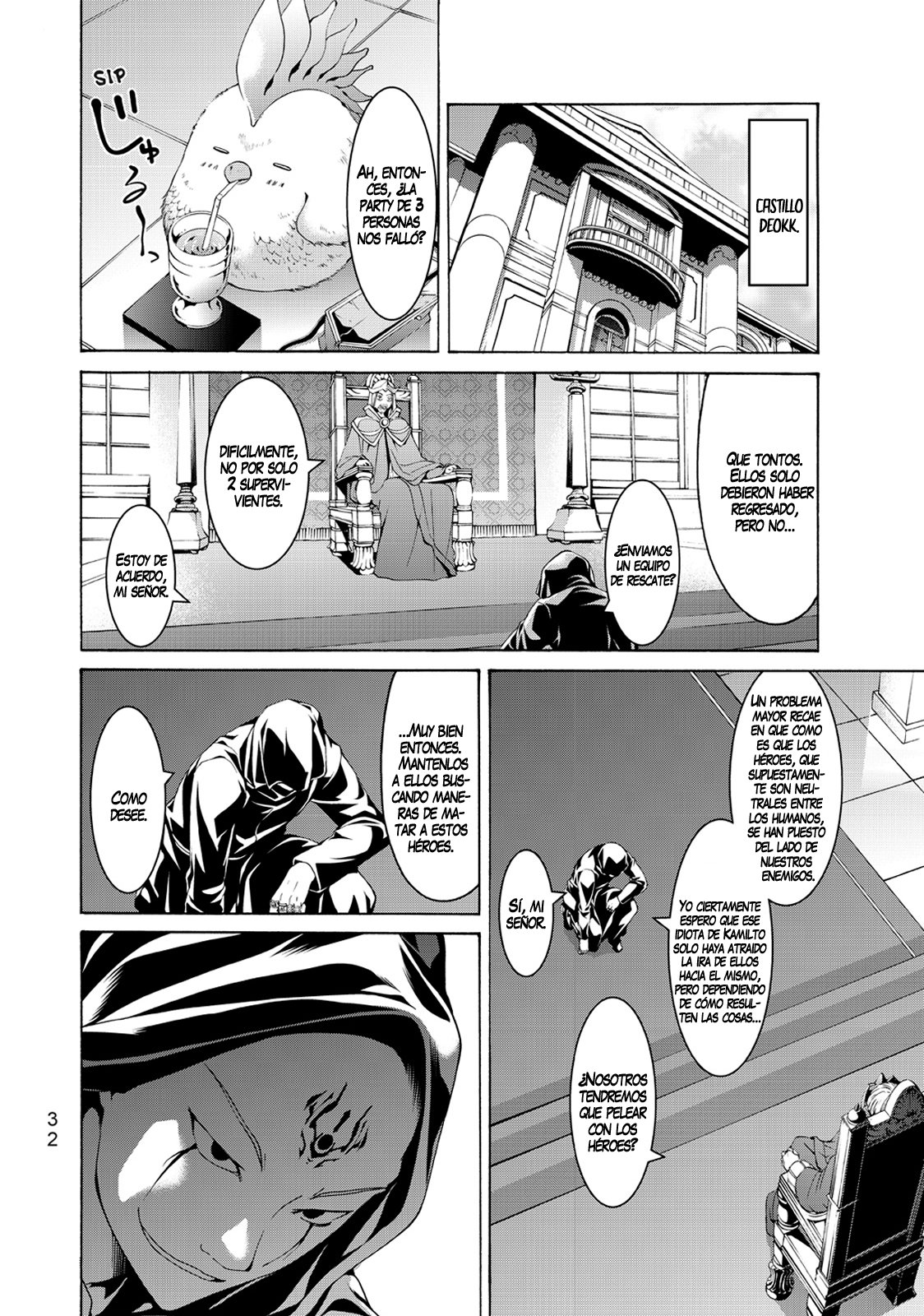 100-man no Inochi no Ue ni Ore wa Tatte Iru Capitulo 10 página 34