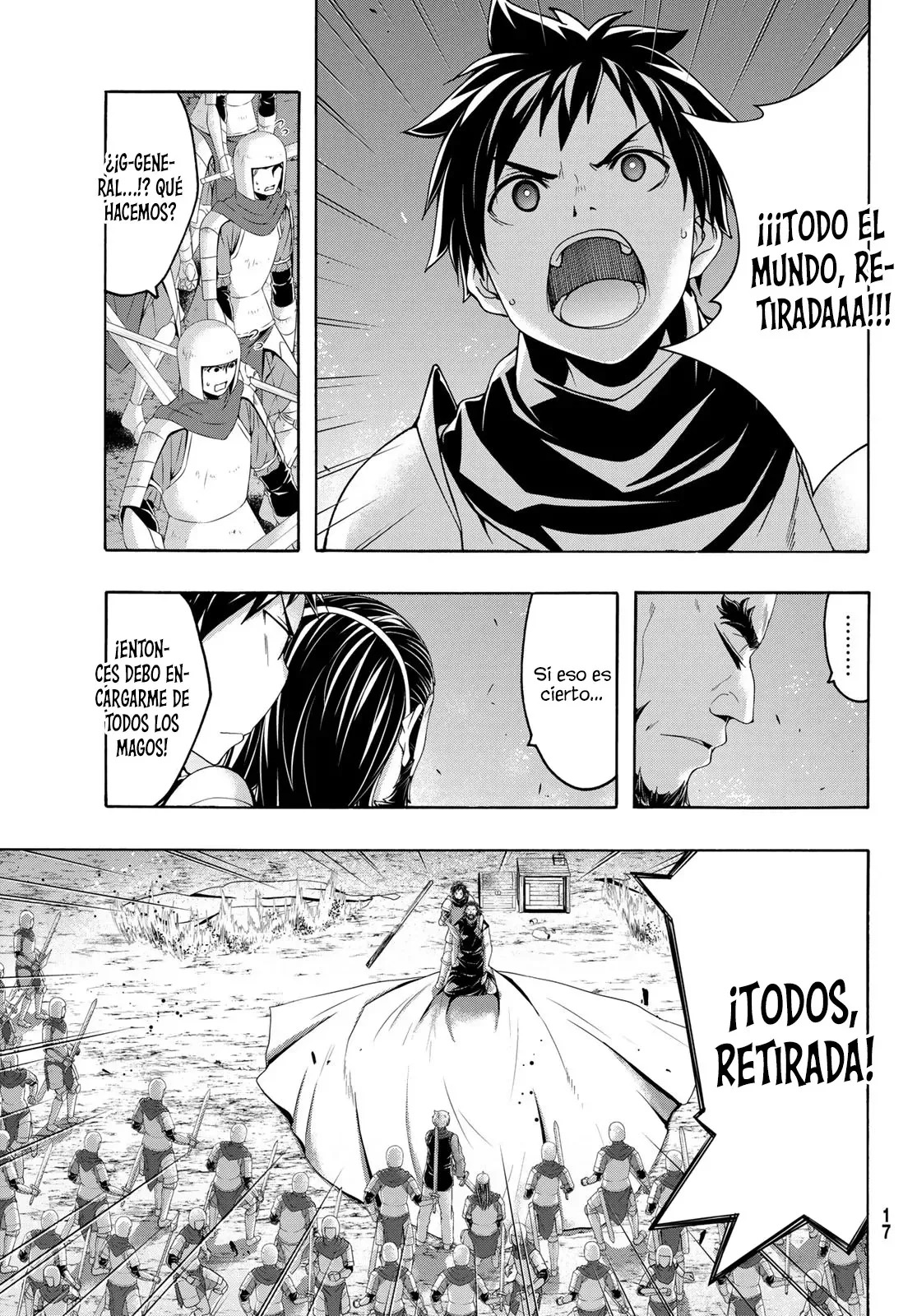 100-man no Inochi no Ue ni Ore wa Tatte Iru Capitulo 100 página 7