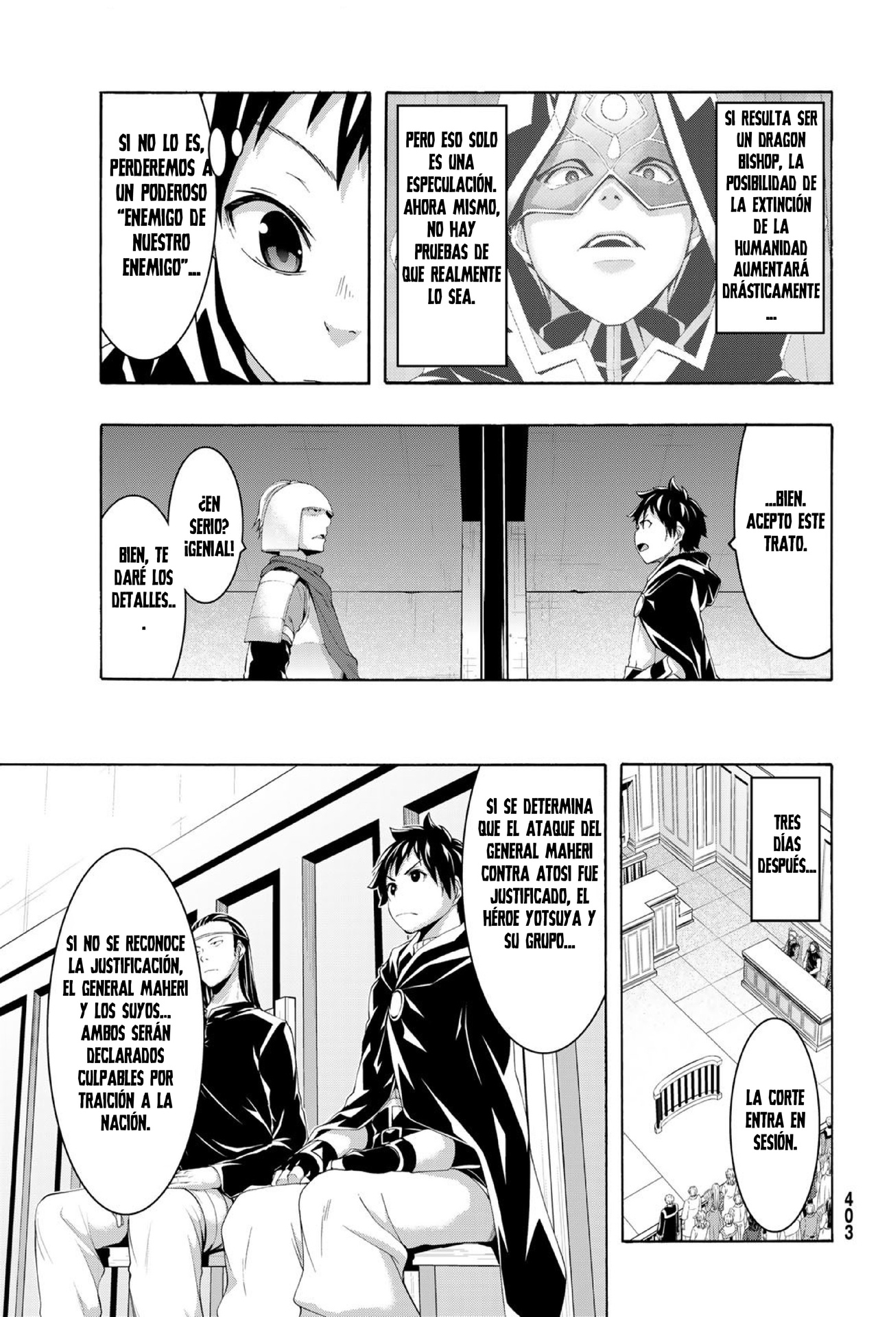 100-man no Inochi no Ue ni Ore wa Tatte Iru Capitulo 102 página 6