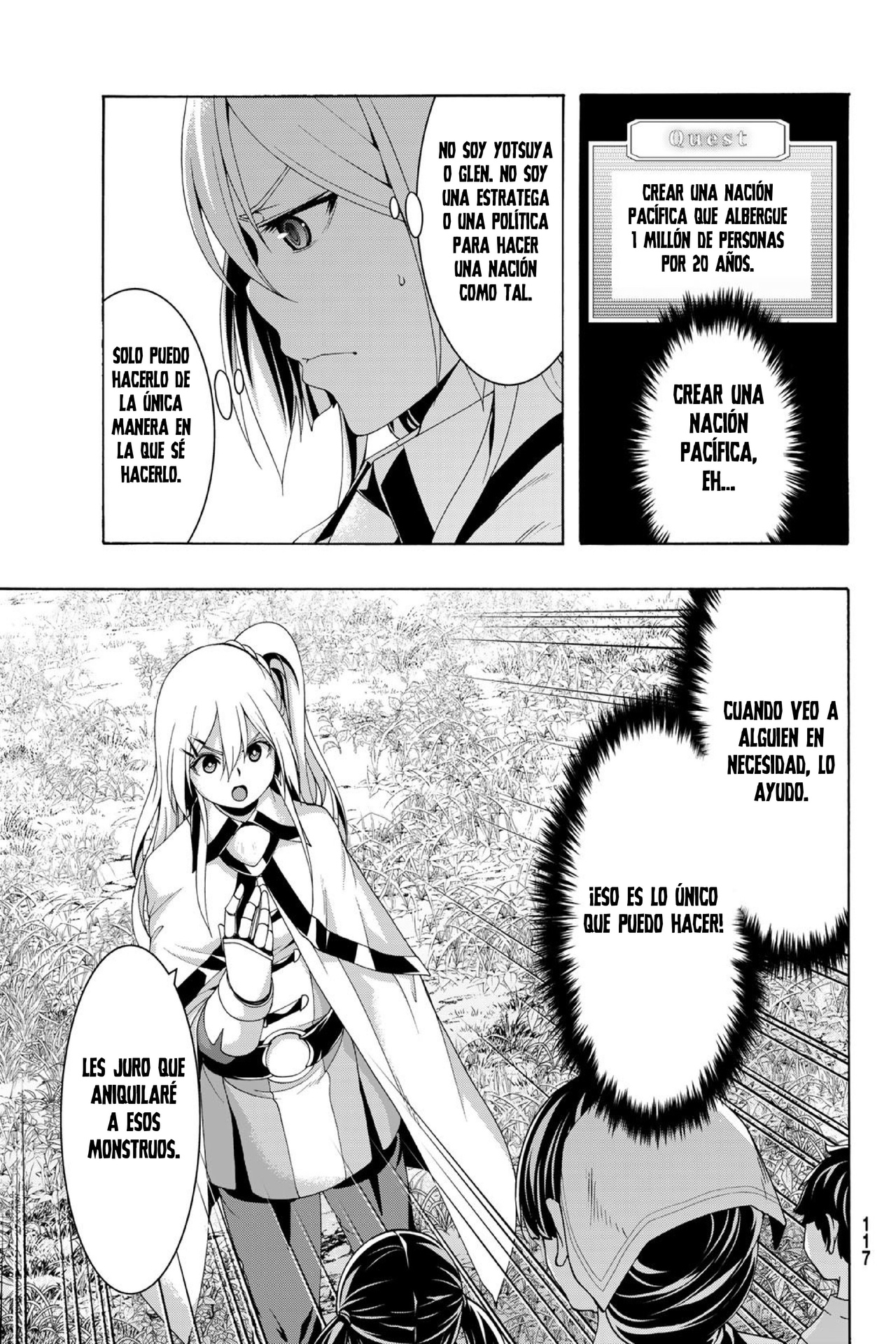 100-man no Inochi no Ue ni Ore wa Tatte Iru Capitulo 109 página 36
