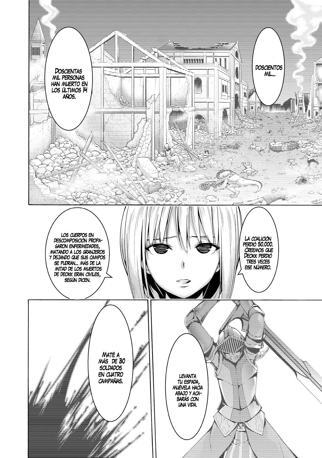 100-man no Inochi no Ue ni Ore wa Tatte Iru Capitulo 13: Tiempo y distancia página 17