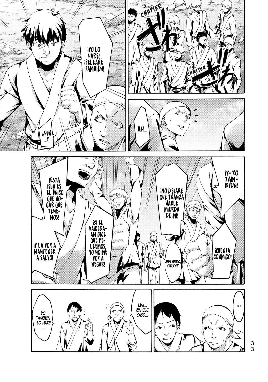 100-man no Inochi no Ue ni Ore wa Tatte Iru Capitulo 15 página 35