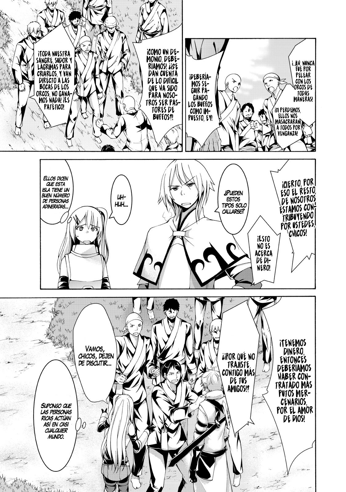 100-man no Inochi no Ue ni Ore wa Tatte Iru Capitulo 15 página 9