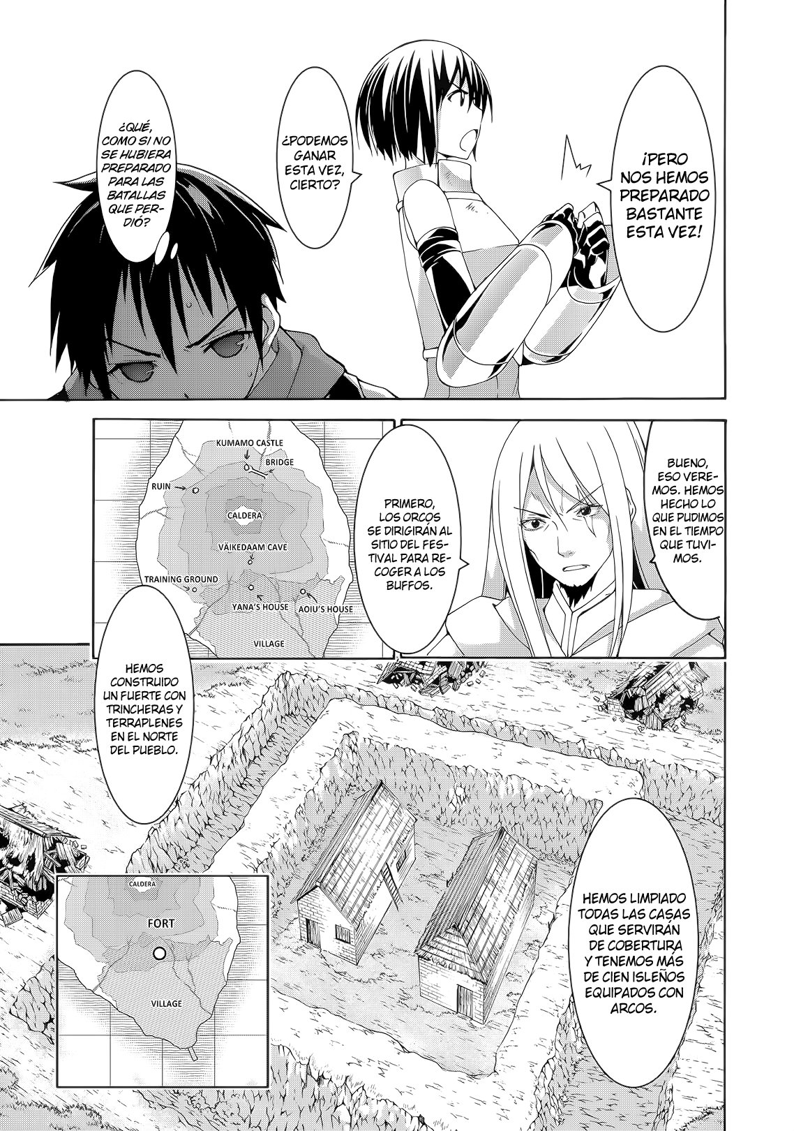 100-man no Inochi no Ue ni Ore wa Tatte Iru Capitulo 16: UNA MEGA ESTACA Y EL ATAQUE SORPRESA página 23