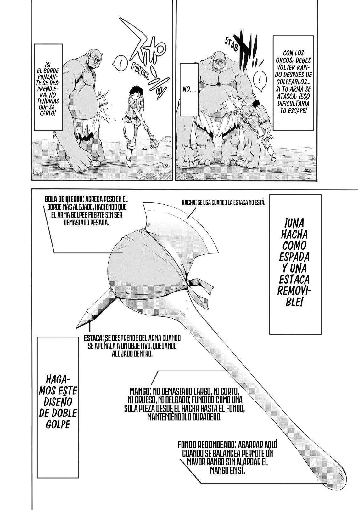 100-man no Inochi no Ue ni Ore wa Tatte Iru Capitulo 16: UNA MEGA ESTACA Y EL ATAQUE SORPRESA página 8