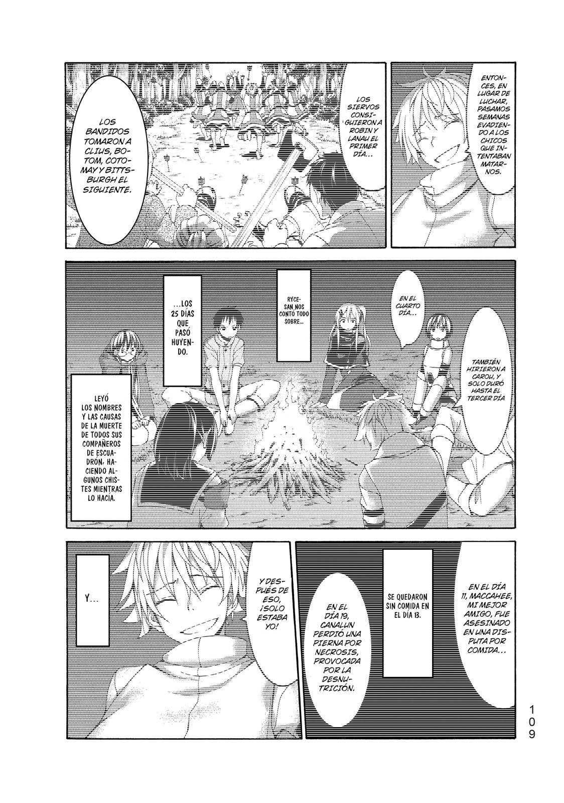 100-man no Inochi no Ue ni Ore wa Tatte Iru Capitulo 17: Huida de gloria y gloria a los que huyen. página 32