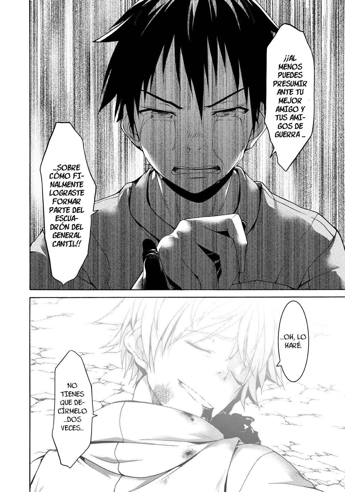 100-man no Inochi no Ue ni Ore wa Tatte Iru Capitulo 17: Huida de gloria y gloria a los que huyen. página 35