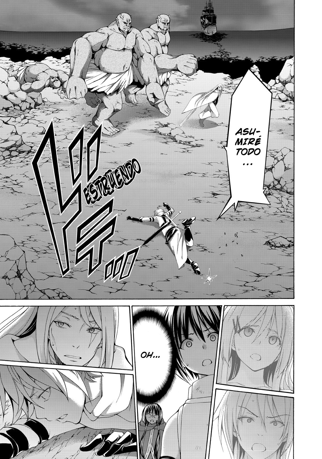 100-man no Inochi no Ue ni Ore wa Tatte Iru Capitulo 17: Huida de gloria y gloria a los que huyen. página 4