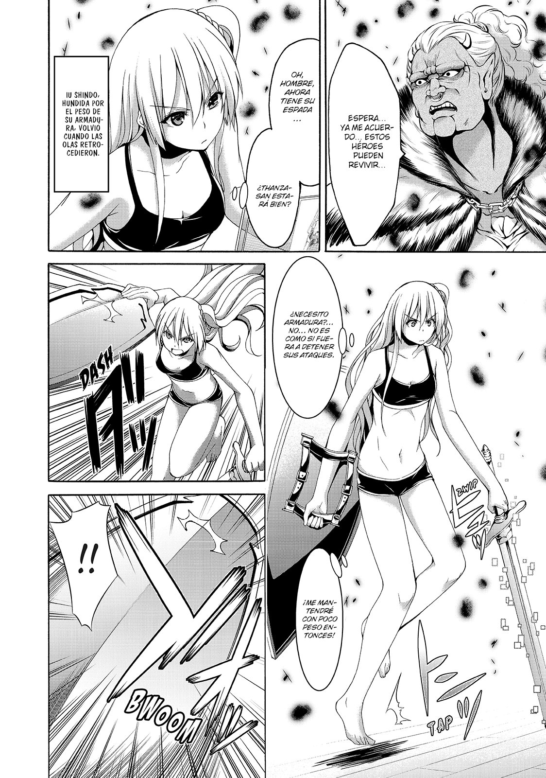 100-man no Inochi no Ue ni Ore wa Tatte Iru Capitulo 21: La reina y la espada destructora página 25
