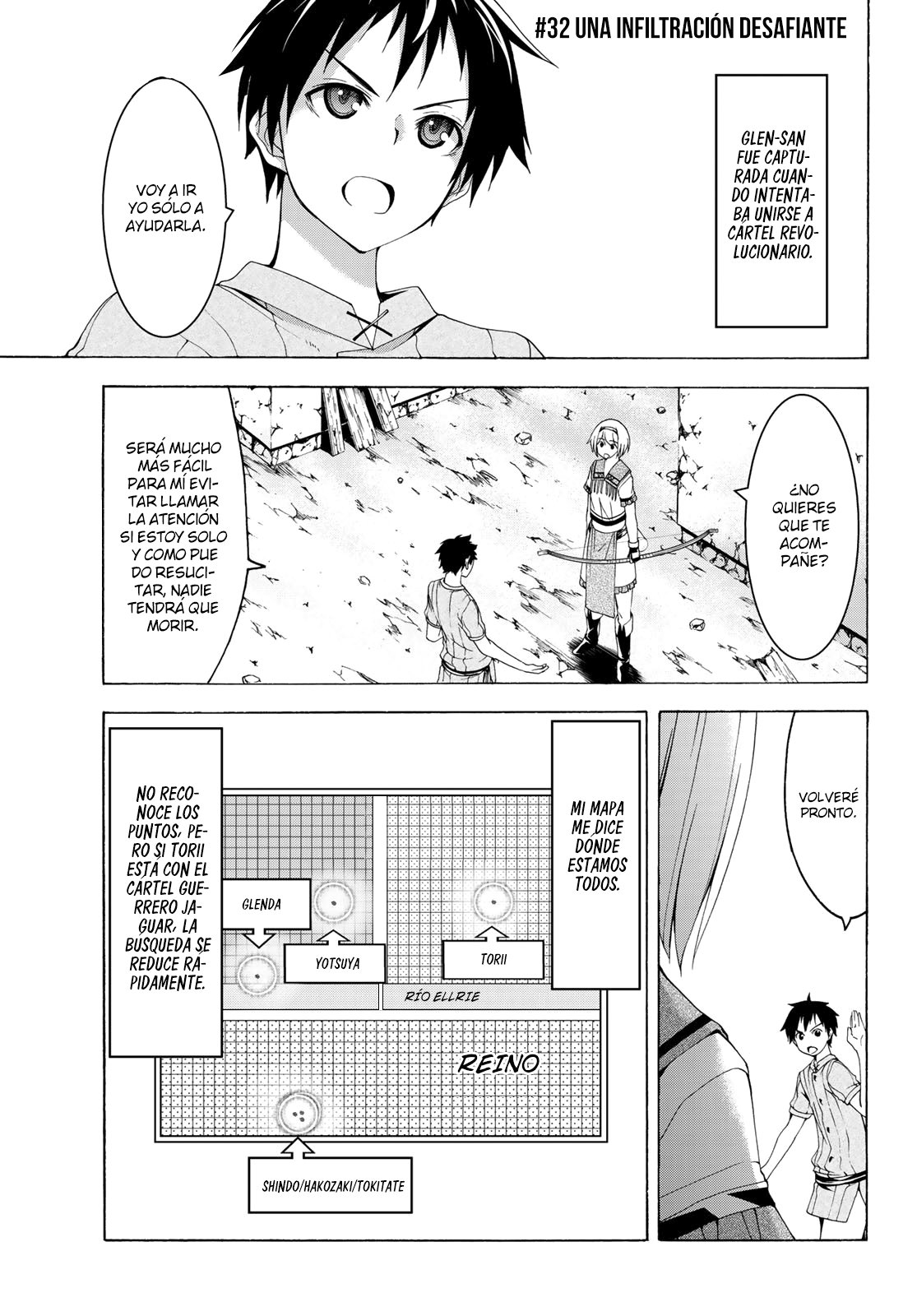 100-man no Inochi no Ue ni Ore wa Tatte Iru Capitulo 32 página 2
